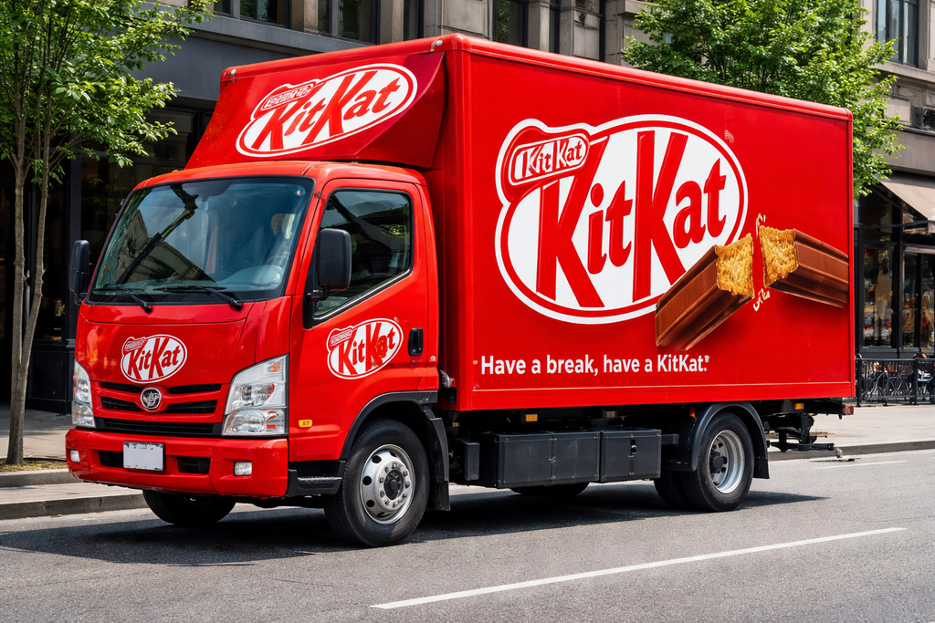 Διαφημιστικό τρικ ή πραγματικότητα; Βίντεο με τη VIP συνοδεία σε φορτηγό KitKat μετά την κλοπή 12 τόνων σοκολάτας