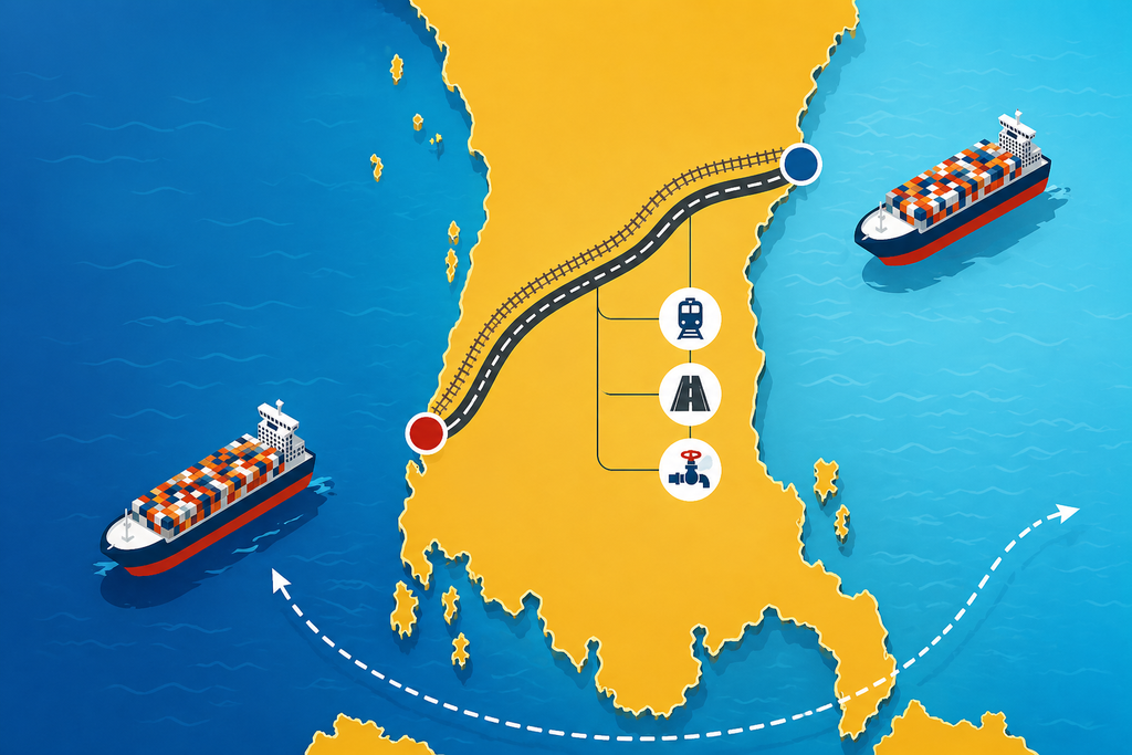 Τι είναι το σχέδιο – μαμούθ “Land Bridge” των 31 δισ. δολαρίων που προωθεί η Ταϊλάνδη – Ποια η σημασία του