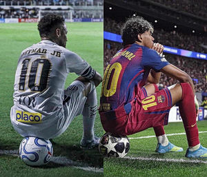 Τα έκανε όλα ο Νεϊμάρ: Γκολ, αντιγραφή πανηγυρισμού του Γιαμάλ και τσακωμό με οπαδούς