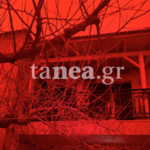 Κρήτη: Απόκοσμες εικόνες στο νησί – Πυκνό κόκκινο πέπλο αφρικανικής σκόνης