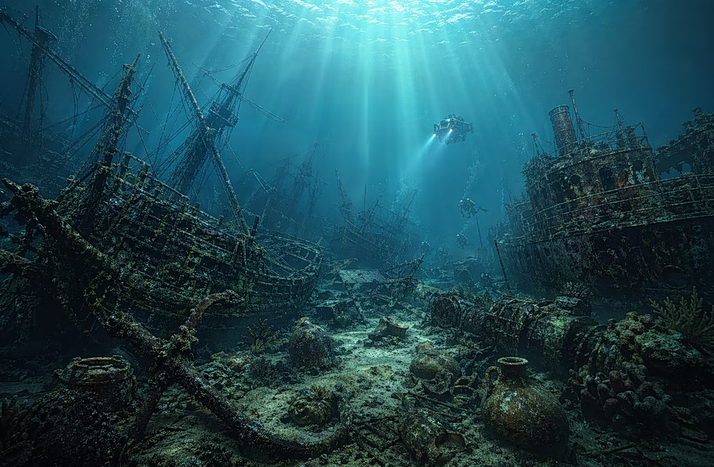 Ανακαλύψεις στον κόλπο του Γιβραλτάρ: Το εντυπωσιακό «νεκροταφείο» πλοίων που καλύπτει 2.500 χρόνια ιστορίας