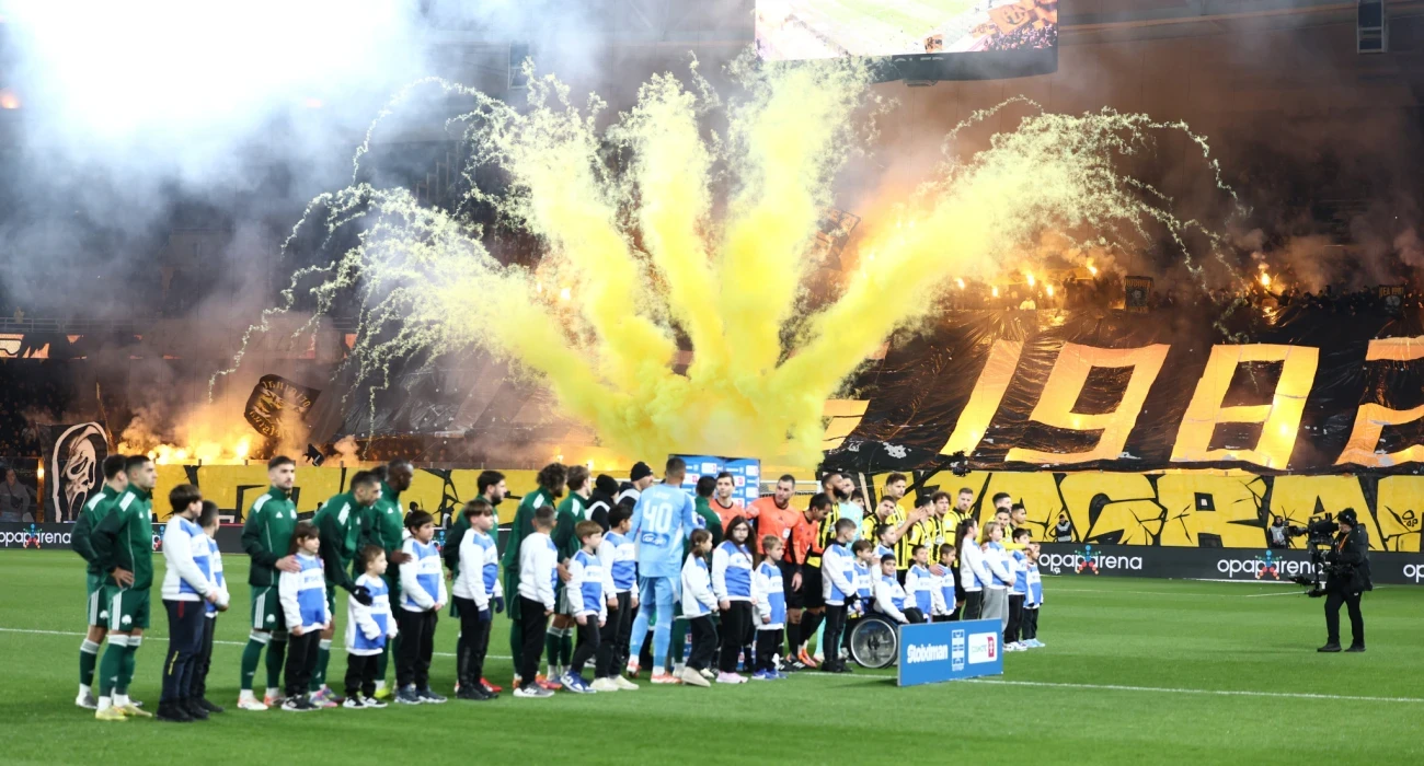 Sold Out &eta; Allwyn Arena &sigma;&tau;&omicron; &nu;&tau;έ&rho;&mu;&pi;&iota; &mu;&epsilon; &tau;&omicron;&nu; &Pi;&alpha;&nu;&alpha;&theta;&eta;&nu;&alpha;ϊ&kappa;ό