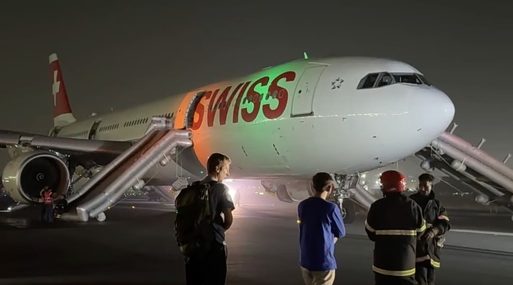 Πτήση «θρίλερ» της Swiss Air από Νέο Δελχί προς Ζυρίχη – Πήρε φωτιά ο κινητήρας, έξι τραυματίες