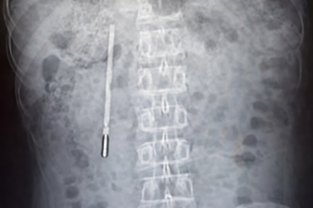 Σοκ: 32χρονος ζούσε επί 20 χρόνια με θερμόμετρο υδραργύρου στο στομάχι