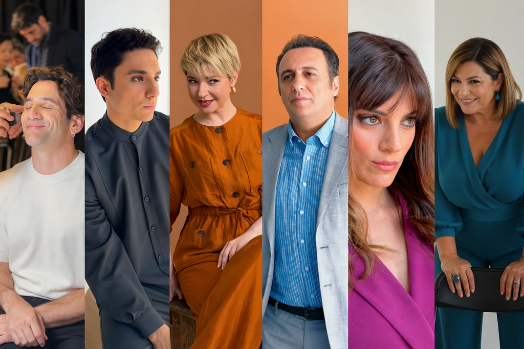 Backstage από την επίσημη φωτογράφηση της σειράς «κάμπινγκ»