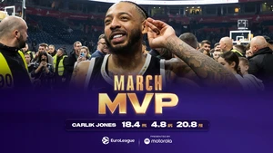 EuroLeague: Ο Κάρλικ Τζόουνς της Παρτιζάν αναδείχθηκε MVP του Μαρτίου