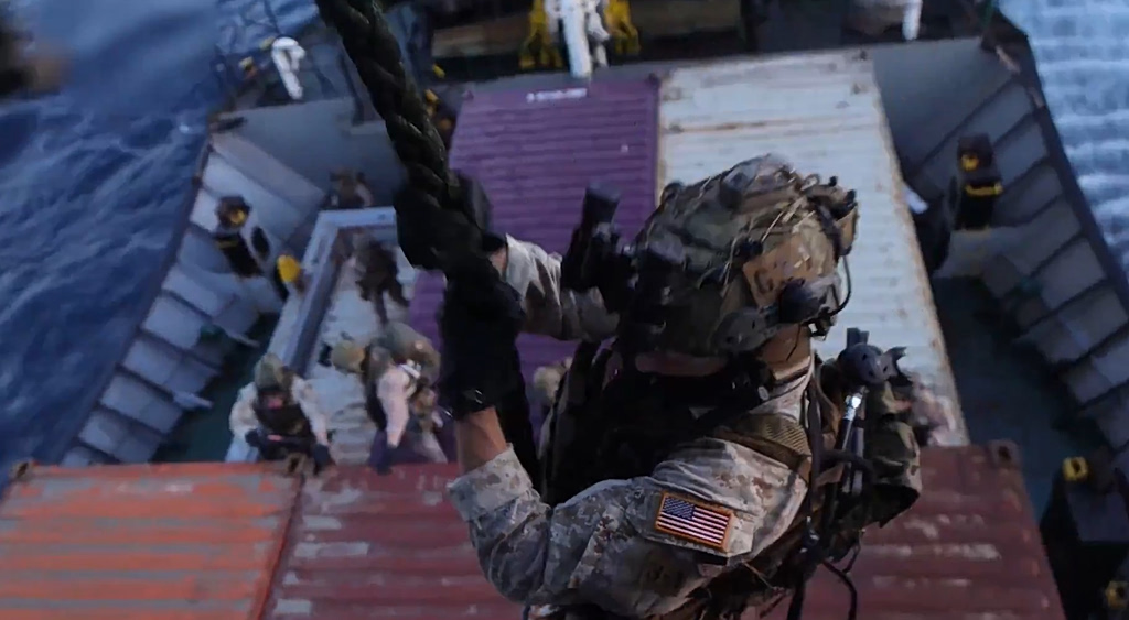 Νέο ρεσάλτο Αμερικανών πεζοναυτών σε πλοίο κοντέινερ στην Αραβική Θάλασσα