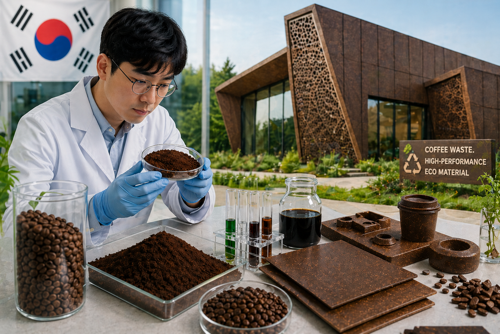 Νότια Κορέα: Υπολείμματα καφέ μετατρέπονται σε μονωτικό υλικό υψηλής απόδοσης για κτίρια