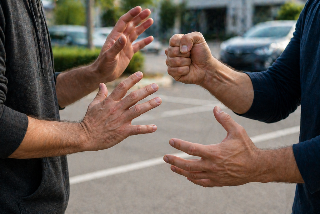 Ξανά χάος για μια θέση πάρκινγκ: Καβγάς δύο οδηγών στο Γαλάτσι κατέληξε τον έναν στο νοσοκομείο