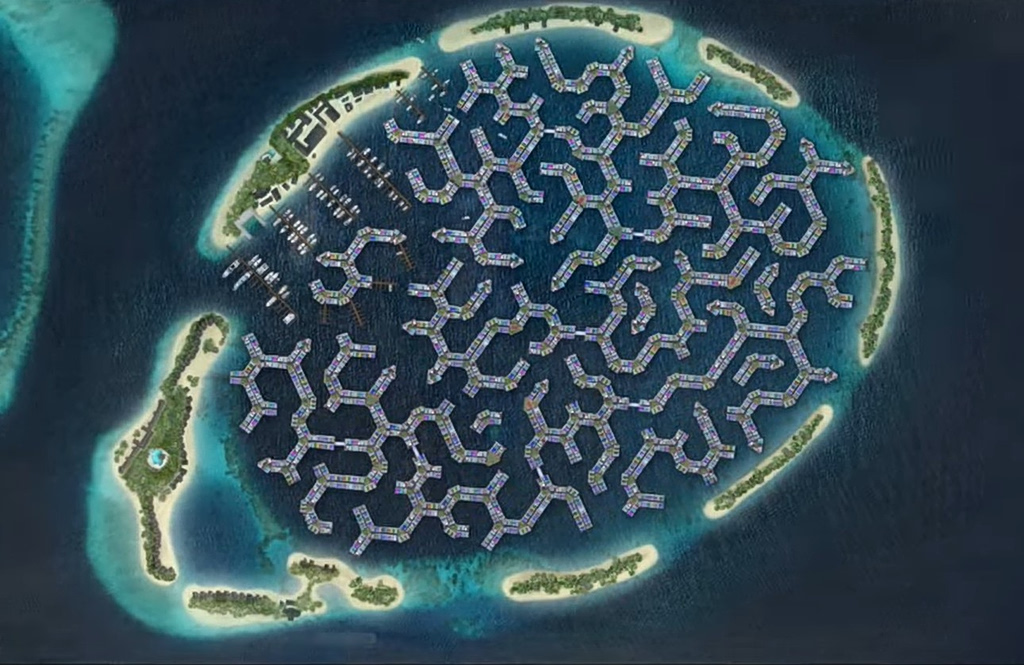 Ένα θαύμα της αρχιτεκτονικής – Η πλωτή πόλη των Μαλδίβων