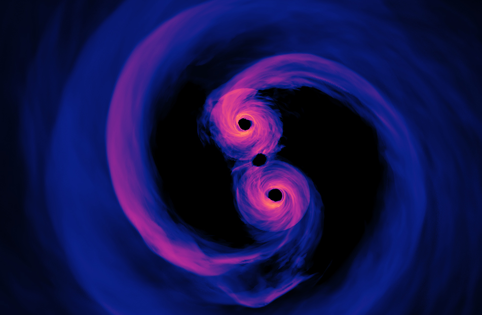 Κοσμικός «χορός θανάτου»: Δύο γιγάντιες μαύρες τρύπες θα συγκρουστούν σε λιγότερο από 100 χρόνια