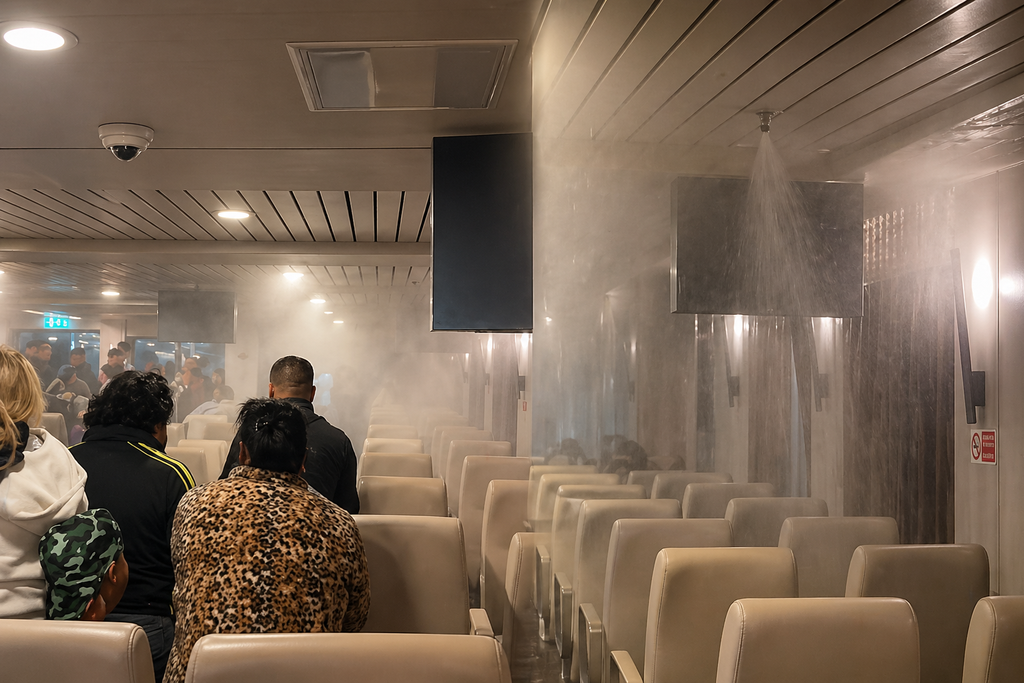 «Νήσος Σάμος»: Νέες εικόνες από το χάος που προκλήθηκε για ένα τσιγάρο τσιγάρο – Επιβολή προστίμου εξετάζει το Λιμενικό