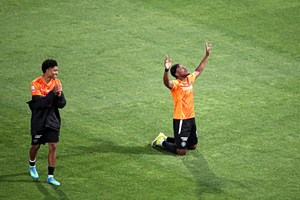 Οι πανηγυρισμοί των παικτών και φιλάθλων του ΟΦΗ την στιγμή της λήξης του τελικού (pics)