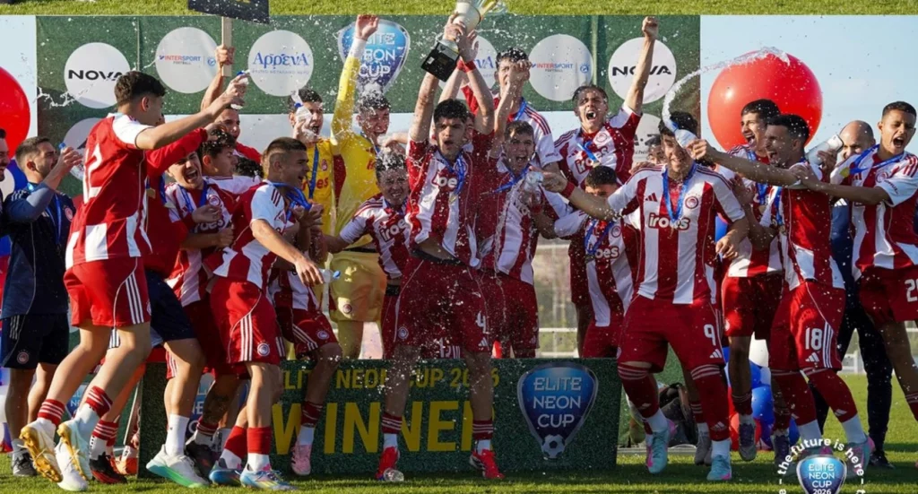 Ο Ολυμπιακός Κ16 κατέκτησε το Elite Neon Cup για δεύτερη συνεχόμενη χρονιά