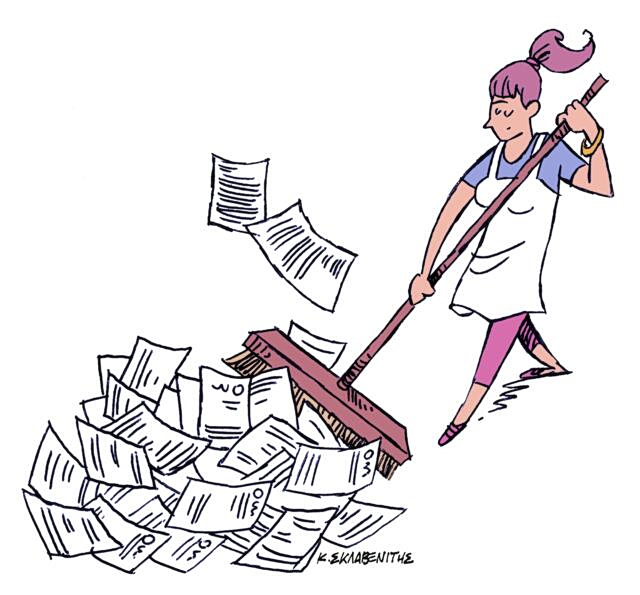 Το σκίτσο του Κώστα Σκλαβενίτη για ΤΑ ΝΕΑ 25/4/26