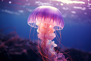 Εκατομμύρια μωβ μέδουσες απαθανατίστηκαν στον Ευβοϊκό: Μέδουσες «τηγανητό αυγό» γέμισε η Αττική (video)