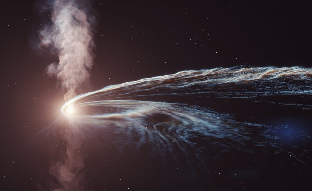 Όταν μια μαύρη τρύπα «καταπίνει» άστρο – Η έκρηξη που φωτίζει ολόκληρο γαλαξία