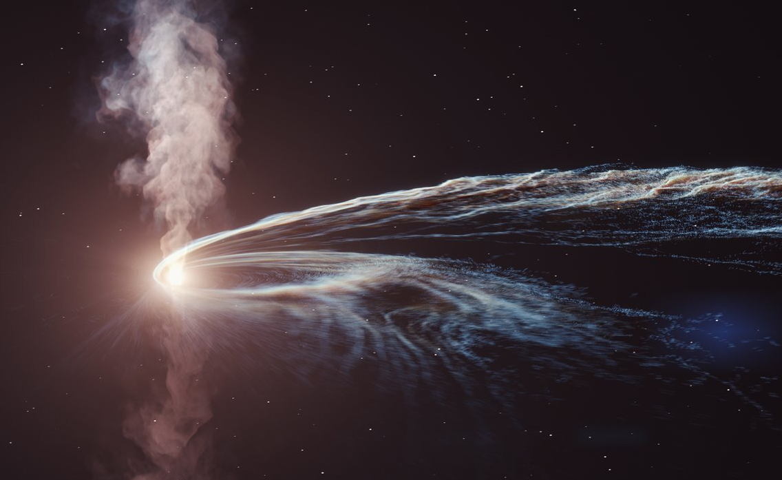 Ό&tau;&alpha;&nu; &mu;&iota;&alpha; &mu;&alpha;ύ&rho;&eta; &tau;&rho;ύ&pi;&alpha; &laquo;&kappa;&alpha;&tau;&alpha;&pi;ί&nu;&epsilon;&iota;&raquo; ά&sigma;&tau;&rho;&omicron; &ndash; &Eta; έ&kappa;&rho;&eta;&xi;&eta; &pi;&omicron;&upsilon; &phi;&omega;&tau;ί&zeta;&epsilon;&iota; &omicron;&lambda;ό&kappa;&lambda;&eta;&rho;&omicron; &gamma;&alpha;&lambda;&alpha;&xi;ί&alpha;