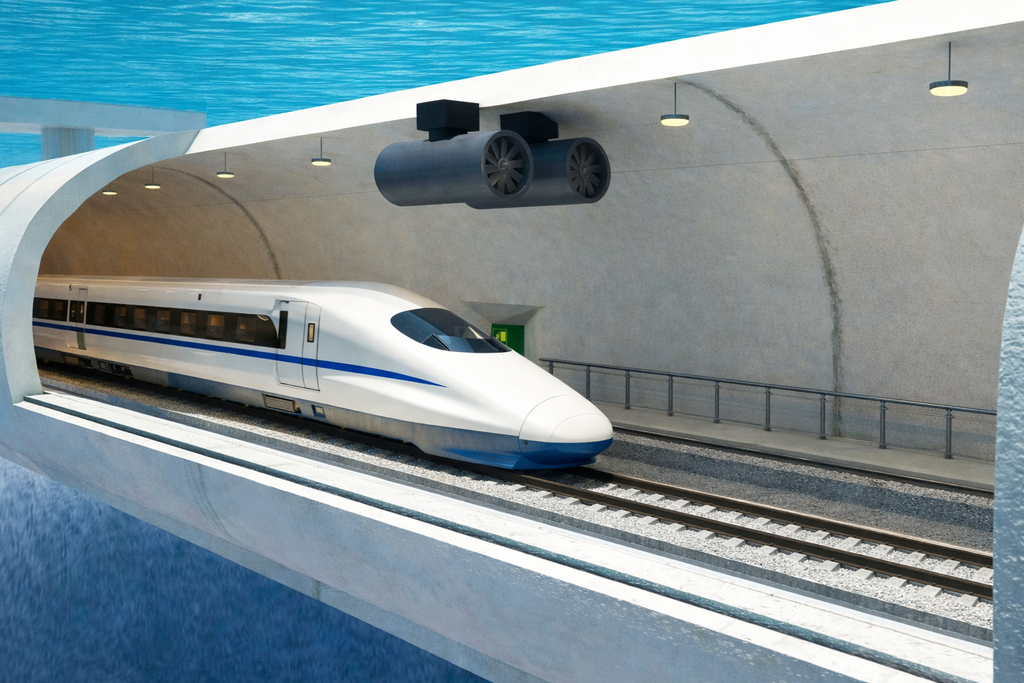 Υποθαλάσσια υπερταχεία: Σήραγγα–μαμούθ 120 χλμ. κάτω από τα κύματα στα σκαριά