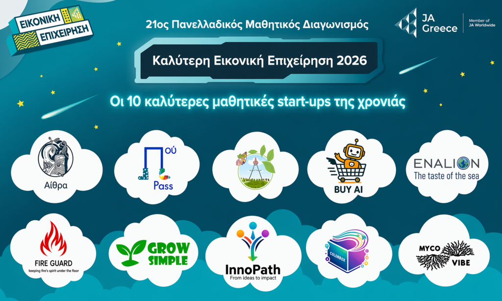 JA Greece: Οι 10 καλύτερες μαθητικές «startups» της χρονιάς