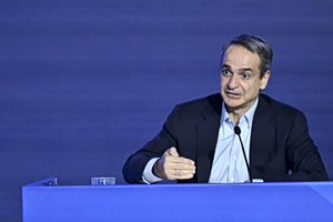 Συνέδριο ΝΔ: Παρέμβαση Μητσοτάκη – Τι είπε σε Βέμπερ και Χριστοδουλίδη