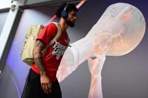 Final Four: Έφτασε στο ΟΑΚΑ η αποστολή του Ολυμπιακού
