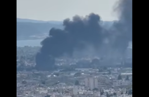 Πάτρα: Φωτιά πίσω από τις εγκαταστάσεις της Pirelli – Σε συναγερμό η Πυροσβεστική (βίντεο)