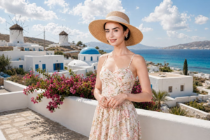 «Emily in Paris»: Συνεχίζονται τα γυρίσματα της σειράς στο νησί των Ανέμων