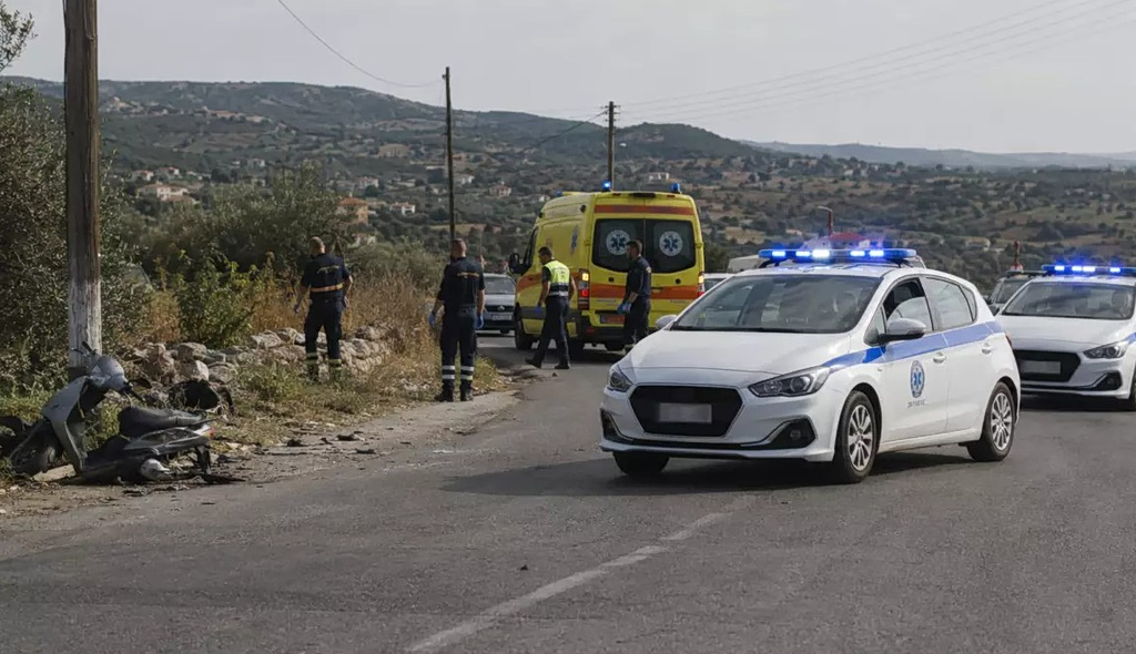 Λέσβος: Σοκαριστικό βίντεο από το θανατηφόρο τροχαίο στην Παναγιούδα