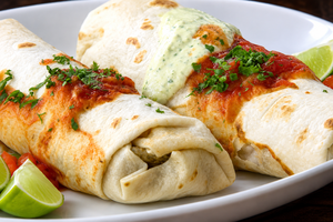 Chimichanga με κοτόπουλο και αβοκάντο από τον Δημήτρη Σκαρμούτσο