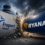 «Αερομαχία» μεταξύ Ryanair και Fraport Greece – Οι απειλές και η αντεπίθεση