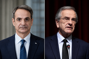 Σε τέλμα παραμένουν οι σχέσεις Μητσοτάκη και Σαμάρα – Και νέα εμφάνιση Καραμανλή