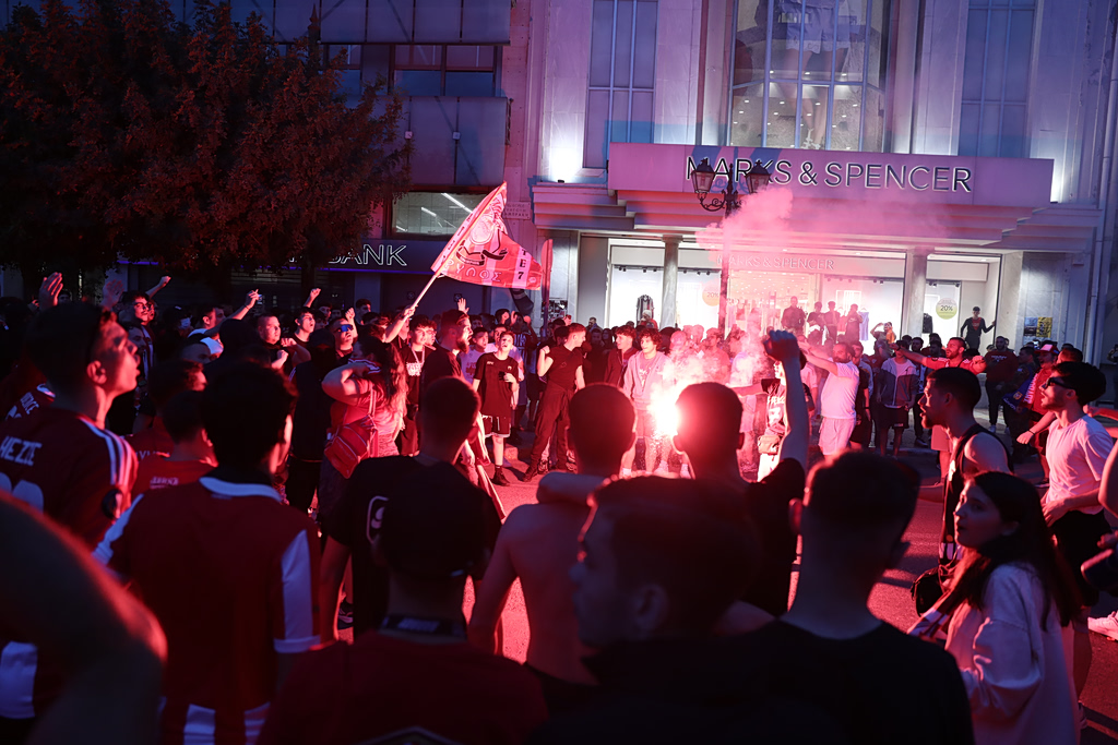 Ο Κορυδαλλός ζει στον ρυθμό του τελικού: Γιγαντοοθόνη για το Ολυμπιακός – Ρεάλ