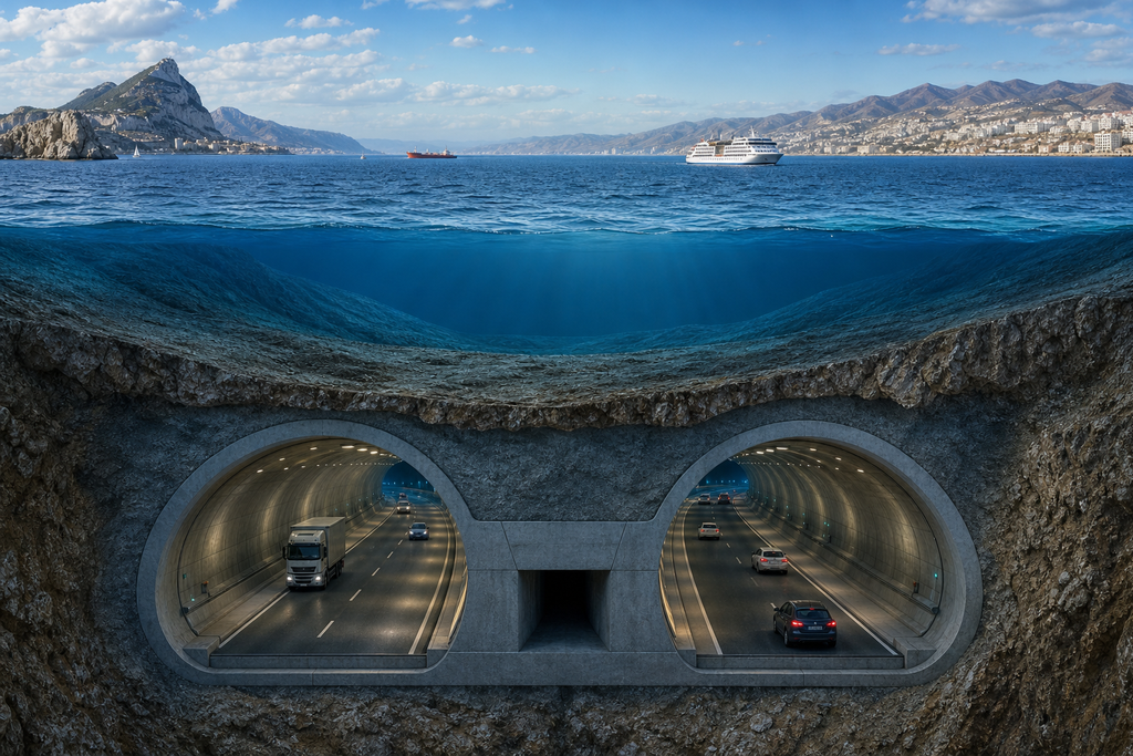 Megaproject στα βάθη της θάλασσας: Τούνελ θα ενώσει Ευρώπη και Αφρική κάτω από το Στενά του Γιβραλτάρ
