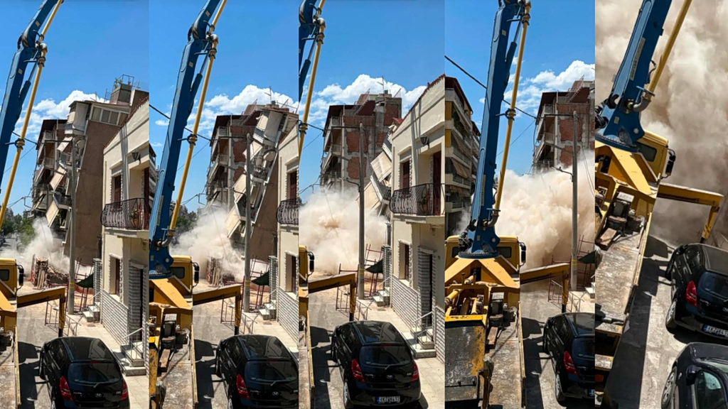 Πετράλωνα: Η στιγμή που καταρρέει η πολυκατοικία – Συγκλονιστικές περιγραφές, είχε συστηθεί ενίσχυση θεμελίων