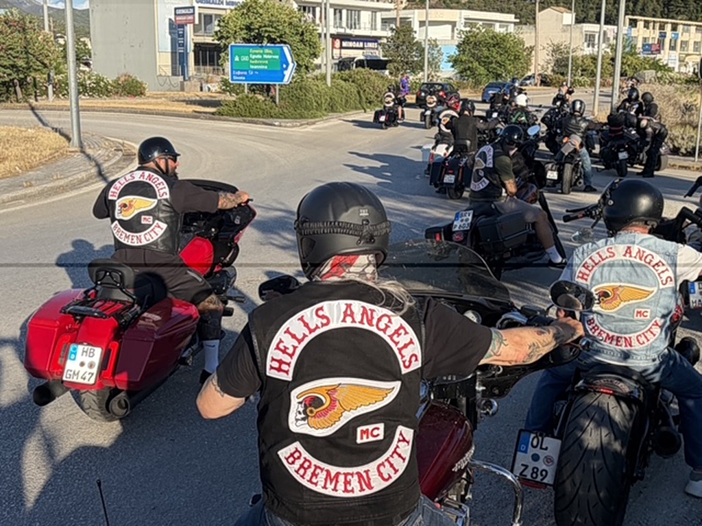 Απόβαση χιλιάδων μελών της Hells Angels με τις μηχανές τους στην Ηγουμενίτσα (video)