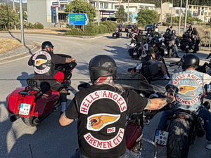 Απόβαση χιλιάδων μελών της Hells Angels με τις μηχανές τους στην Ηγουμενίτσα (video)