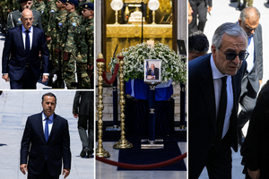Συγκίνηση στην Κόρινθο για το τελευταίο αντίο στον Νίκο Ταγαρά – Παρουσία πολιτικών και πλήθους πολιτών η κηδεία του