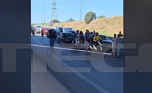 Πάτρα: Βίντεο ντοκουμέντο λίγα λεπτά μετά το τροχαίο με θύματα πατέρα και γιο