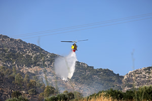 Ηράκλειο: Οριοθετήθηκε και βρίσκεται σε ύφεση η πυρκαγιά που ξέσπασε στο Μελιδοχώρι