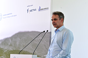 Μητσοτάκης: Εξαιρετικά σημαντικό έργο ο τριπλός κόμβος Σκαραμαγκά – Διορθώνουμε ασθένειες δεκαετιών