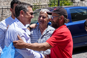 Επίσκεψη Τσίπρα στη Λέσβο: Διαδοχικές συναντήσεις με αυτοδιοικητικούς και εκπροσώπους του πρωτογενούς τομέα