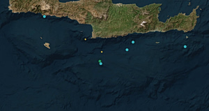 Σεισμός 3,6 ρίχτερ νότια της Κρήτης