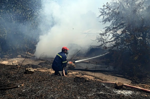 Χωρίς ενεργό μέτωπο η πυρκαγιά στο Σπαθοβούνι Κορινθίας