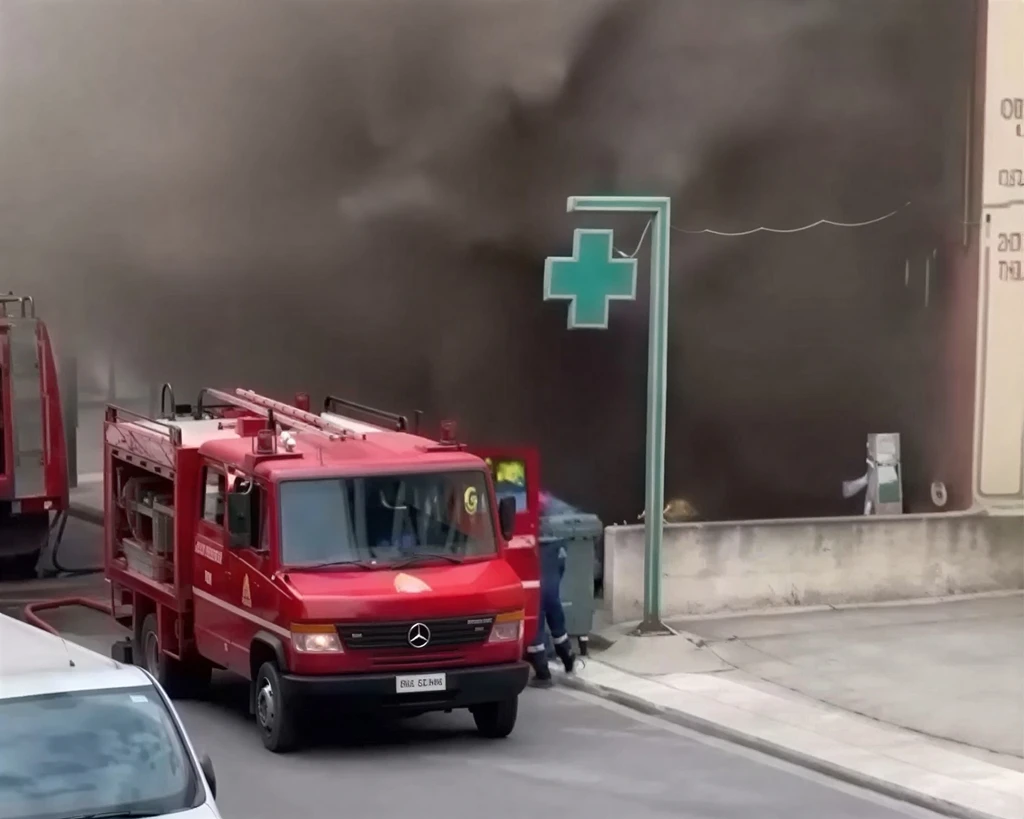 Θεσσαλονίκη: Φωτιά σε φαρμακείο στον Εύοσμο (βίντεο)