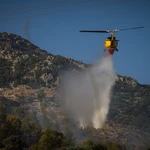 Φωτιά στην περιοχή Αδάμι Αργολίδας στην Επίδαυρο – Στη μάχη 4 εναέρια μέσα