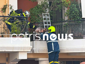 Φωτιά στον Πύργο Ηλείας – Στο νοσοκομείο μια μητέρα και το παιδί της