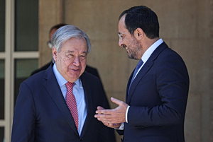 Γκουτέρες από Λευκωσία: Θα κάνω ό,τι μπορώ για να βρεθεί λύση στο Κυπριακό