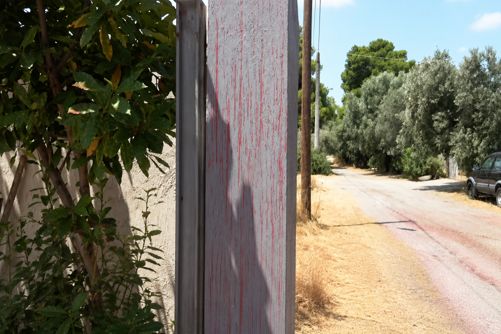 «Έβρεξε»… κόκκινο στην Άνοιξη:  Μυστηριώδης ουσία κάλυψε ολόκληρα σπίτια