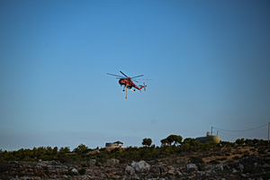 Θεσσαλονίκη: Χωρίς ενεργό μέτωπο η πυρκαγιά σε χαμηλή βλάστηση στον δήμο Δέλτα